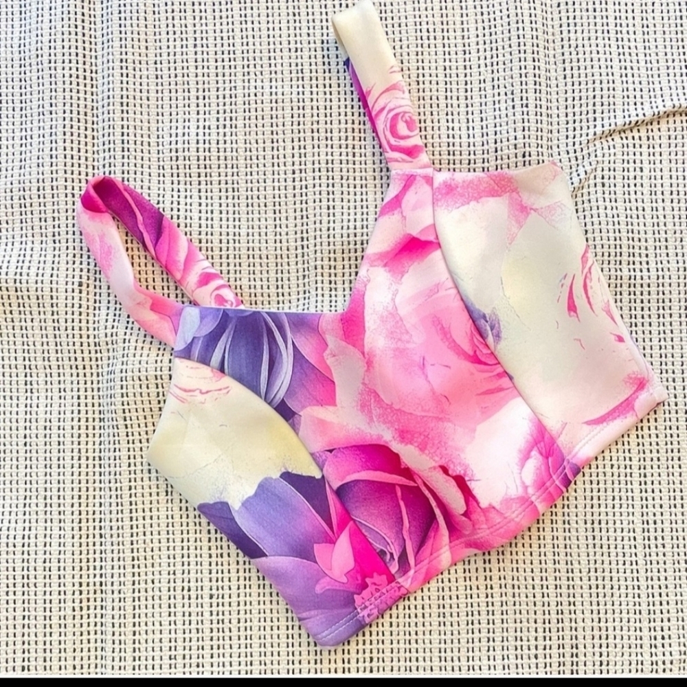 Blue Blush Crop top